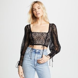 FL&L Bright lights crop top.